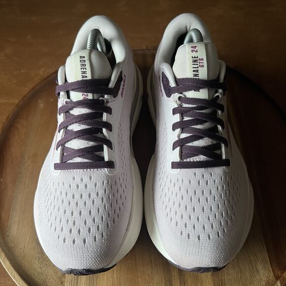 Brooks Adrenaline GTS 24 Supportive Womens 6.5 Purple Running Shoes Sneakers - Picture 13 of 16